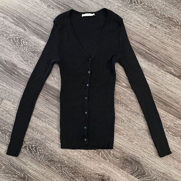 Paule Ka Ribbed Cardigan - Picture 1 of 5